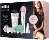 Braun Silk-épil Beauty Set 9 9/985 BS Wet & Dry epilator with 8 extras incl. Braun FaceSpa. Anwar Store